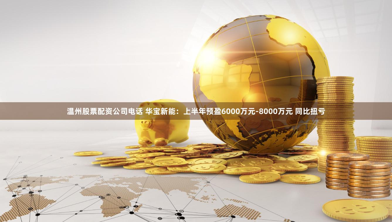 温州股票配资公司电话 华宝新能：上半年预盈6000万元-8000万元 同比扭亏